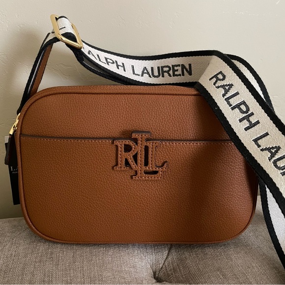 Ralph Lauren Handbags - Ralph Lauren Pebbled Leather Cross Body Bag